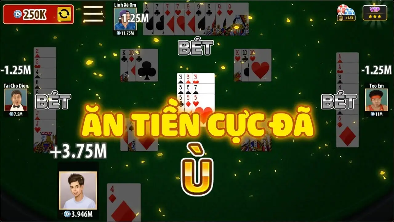 Các tựa game bài thu hút đông đảo người tham gia tại CF68