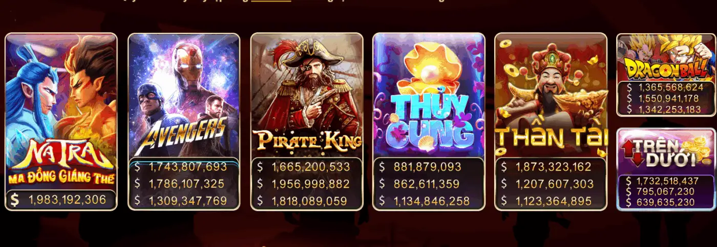 Các tựa game hot tại CF68
